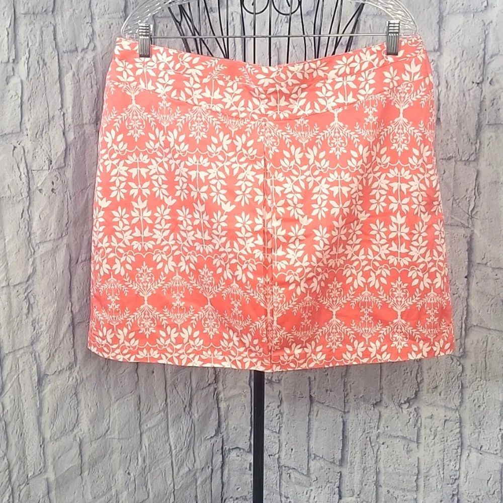 GREG NORMAN Pink Floral Women's Golf Skort‎ Size 14 NWT